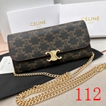 セリーヌ風ブランド財布コピー 牛革+PVC素材 097